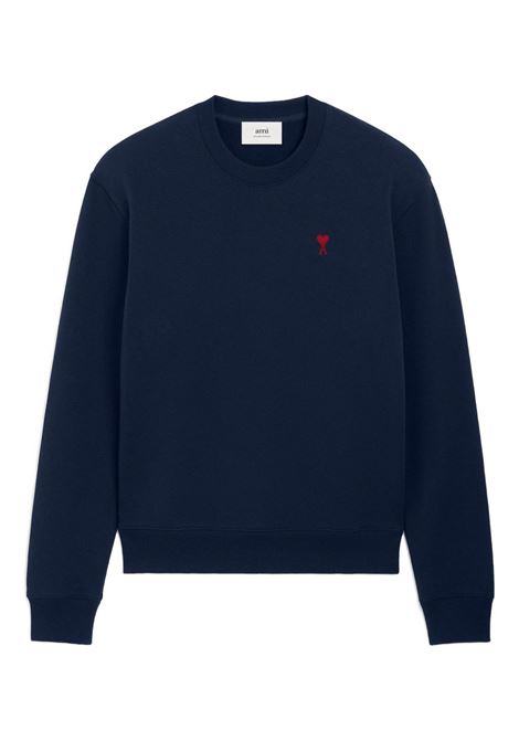 felpa adc uomo blu AMI PARIS | BFUSW035.730430